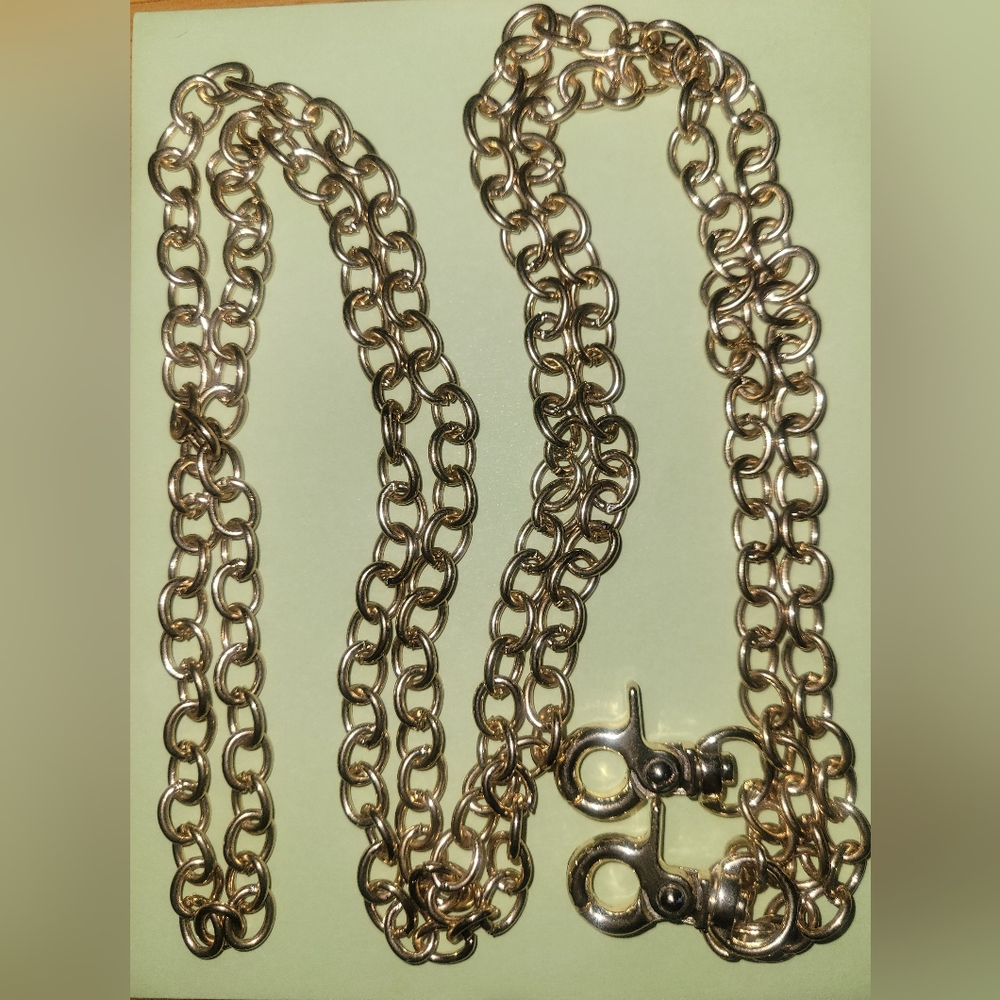 Gold Link Bag Chain with Lobster Clasp